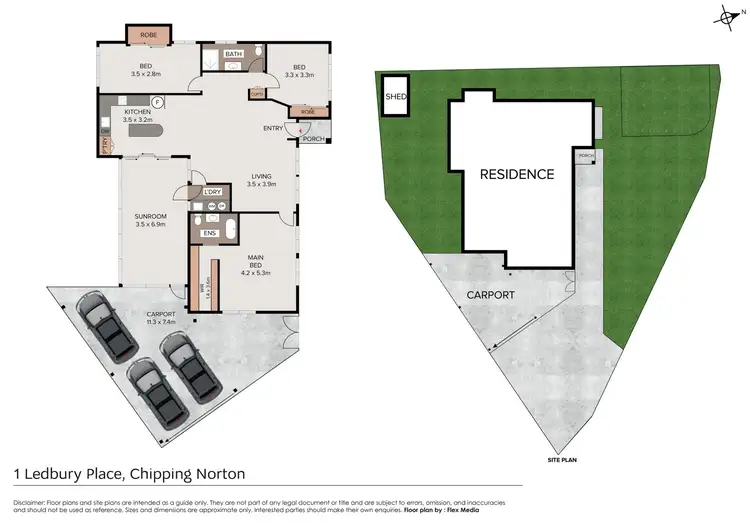 Floorplan of Homely house listing, 1 Ledbury Place, Chipping Norton NSW 2170