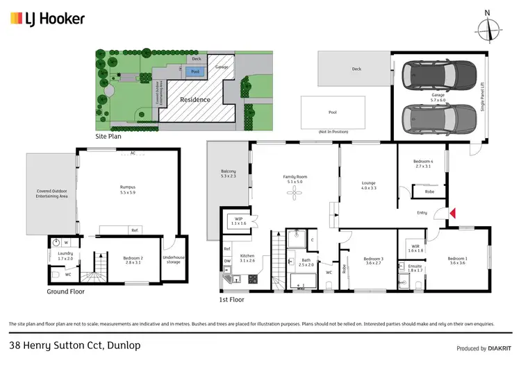Floorplan of Homely house listing, 38 Henry Sutton Circuit, Dunlop ACT 2615