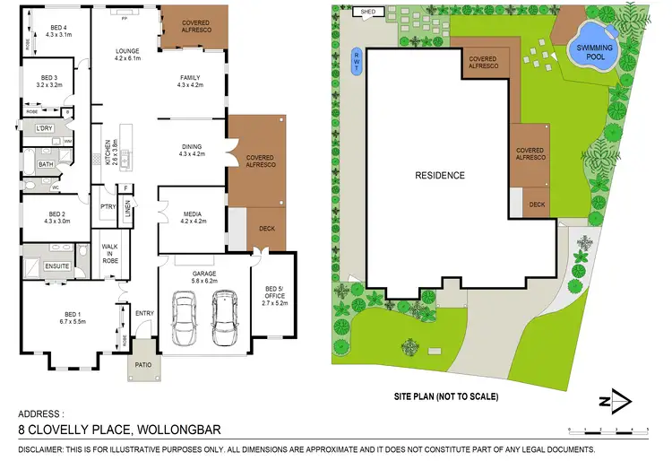 Floorplan of Homely house listing, 8 Clovelly Place, Wollongbar NSW 2477