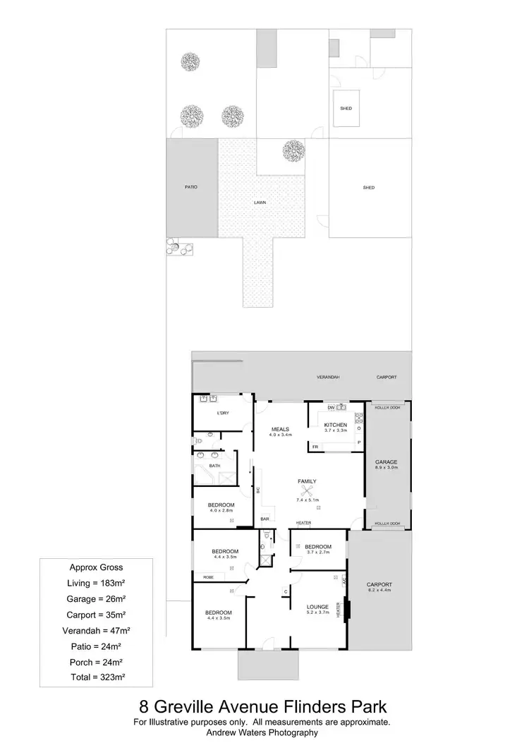 Floorplan of Homely house listing, 8 Greville Avenue, Flinders Park SA 5025
