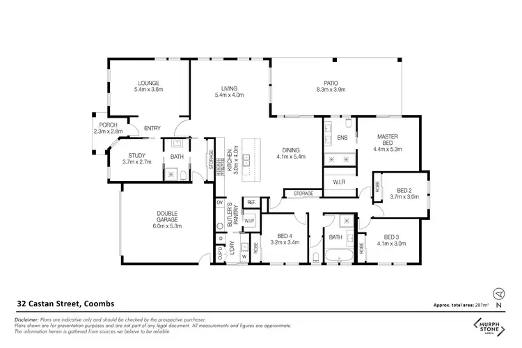 Floorplan of Homely house listing, 32 Castan Street, Coombs ACT 2611