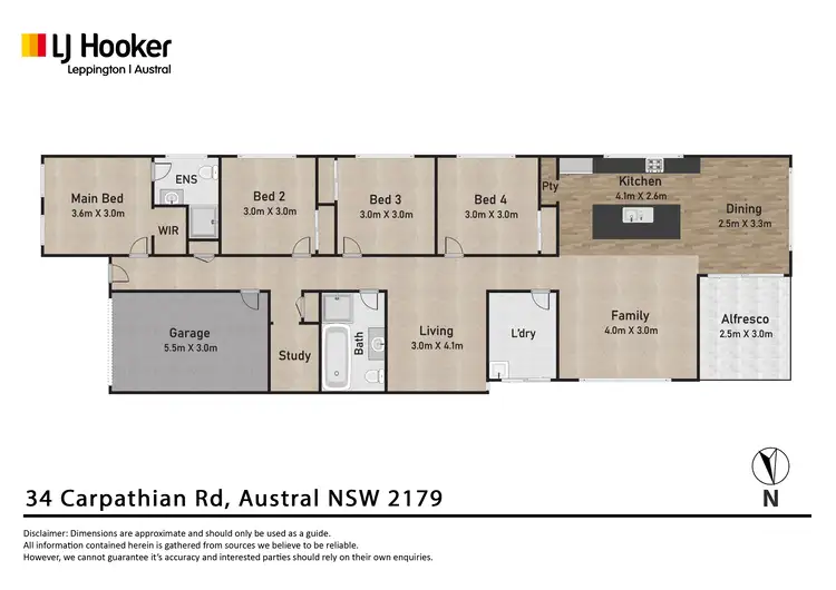 Floorplan of Homely house listing, 34 Carpathian Road, Austral NSW 2179