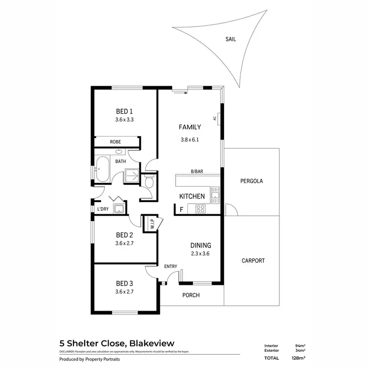Floorplan of Homely house listing, 5 Shelter Close, Blakeview SA 5114