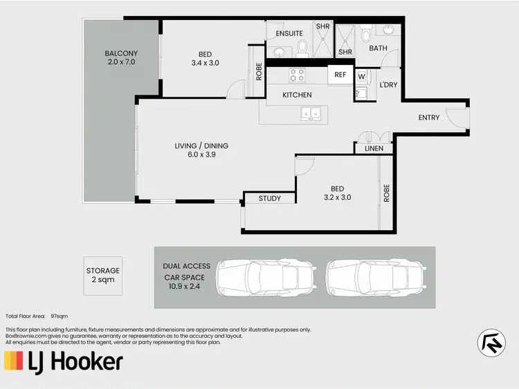 Floorplan of Homely unit listing, 307/2 Waterview Drive, Lane Cove NSW 2066