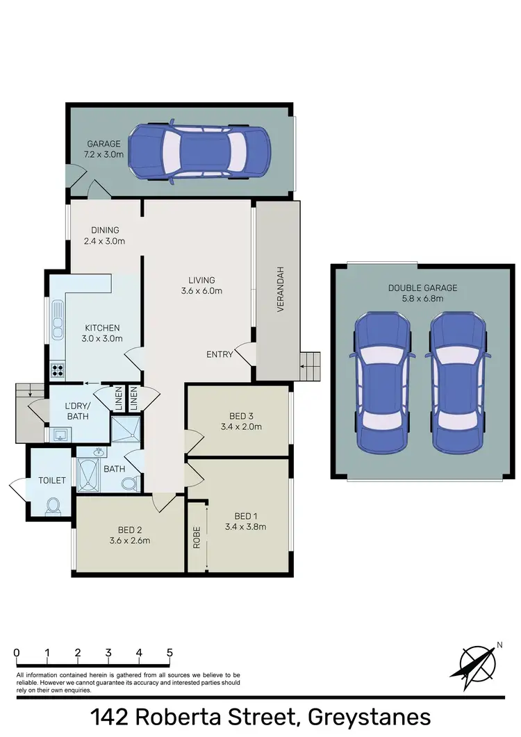 Floorplan of Homely house listing, 142 Roberta Street, Greystanes NSW 2145