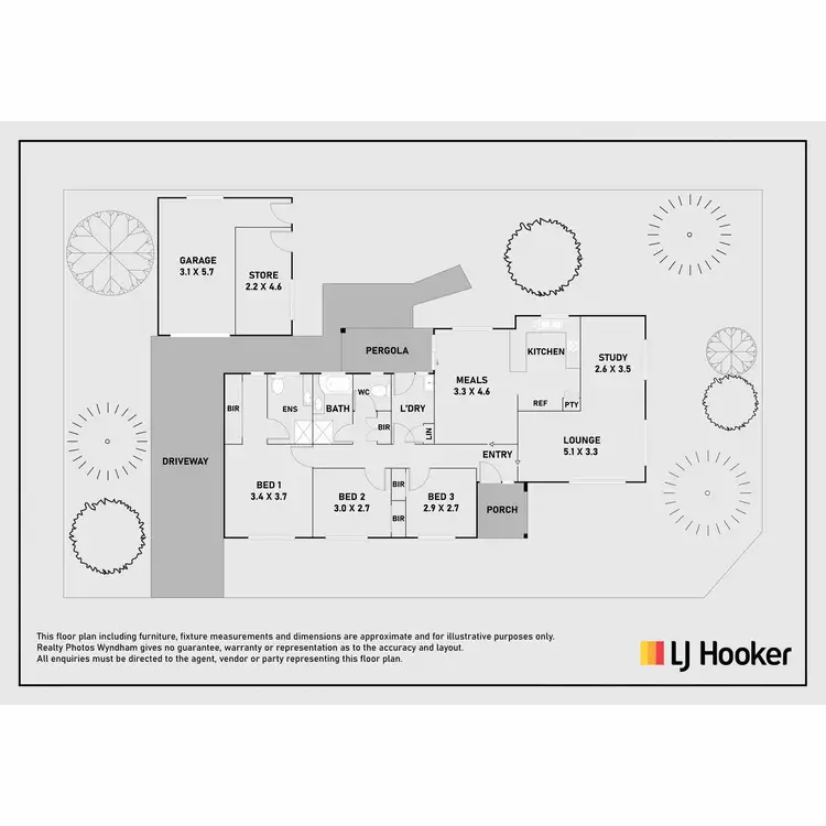 Floorplan of Homely house listing, 45 Bayview Crescent, Hoppers Crossing VIC 3029