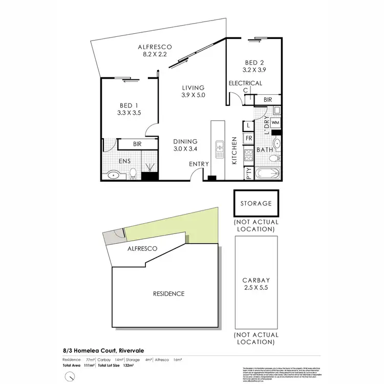 Floorplan of Homely apartment listing, 8/3 Homelea Court, Rivervale WA 6103