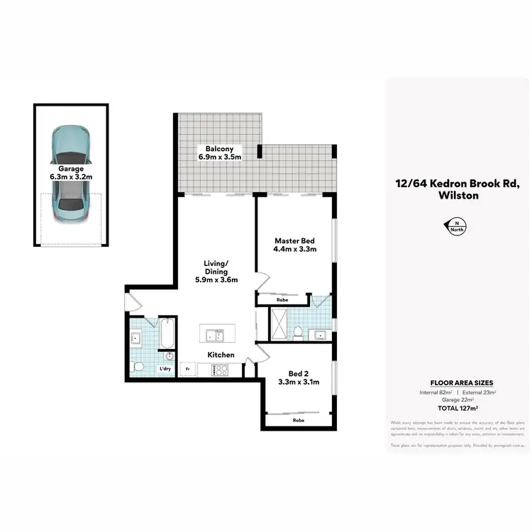 Floorplan of Homely apartment listing, 12/64 Kedron Brook Road, Wilston QLD 4051