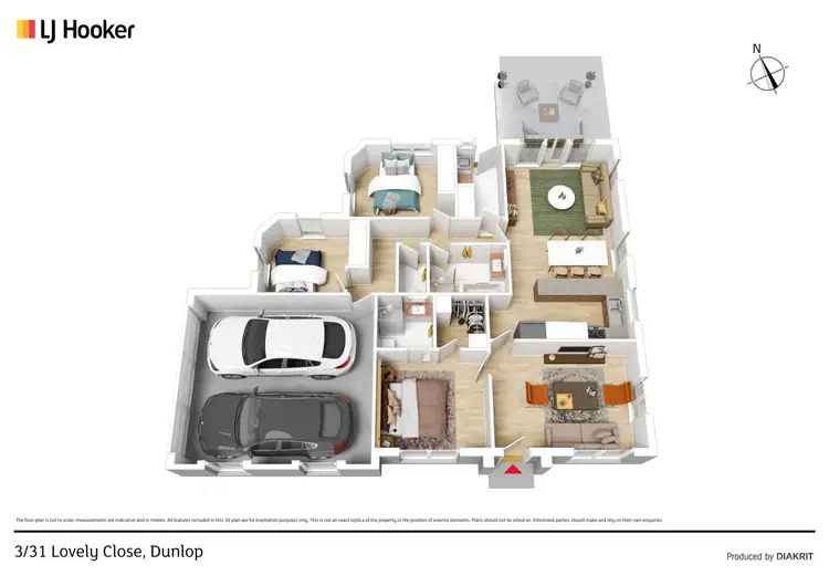 Floorplan of Homely house listing, 3/31 Lovely Close, Dunlop ACT 2615