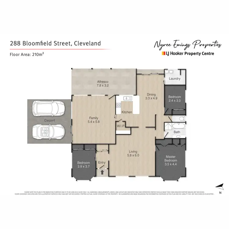 Floorplan of Homely house listing, 288 Bloomfield Street, Cleveland QLD 4163