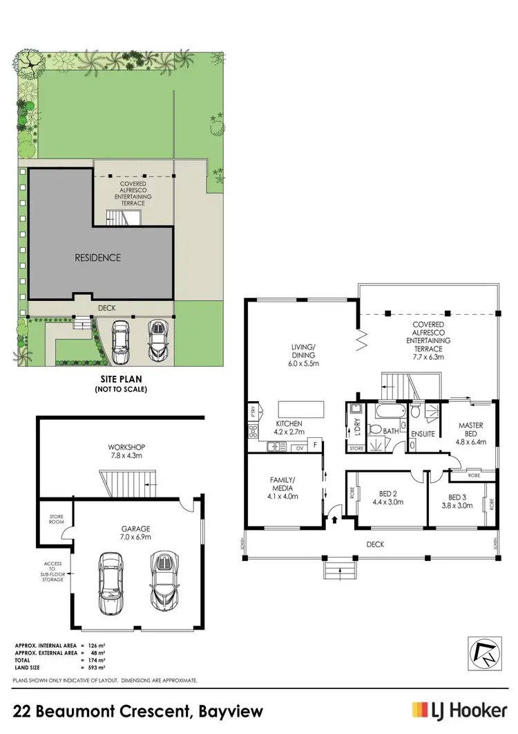Floorplan of Homely house listing, 22 Beaumont Crescent, Bayview NSW 2104