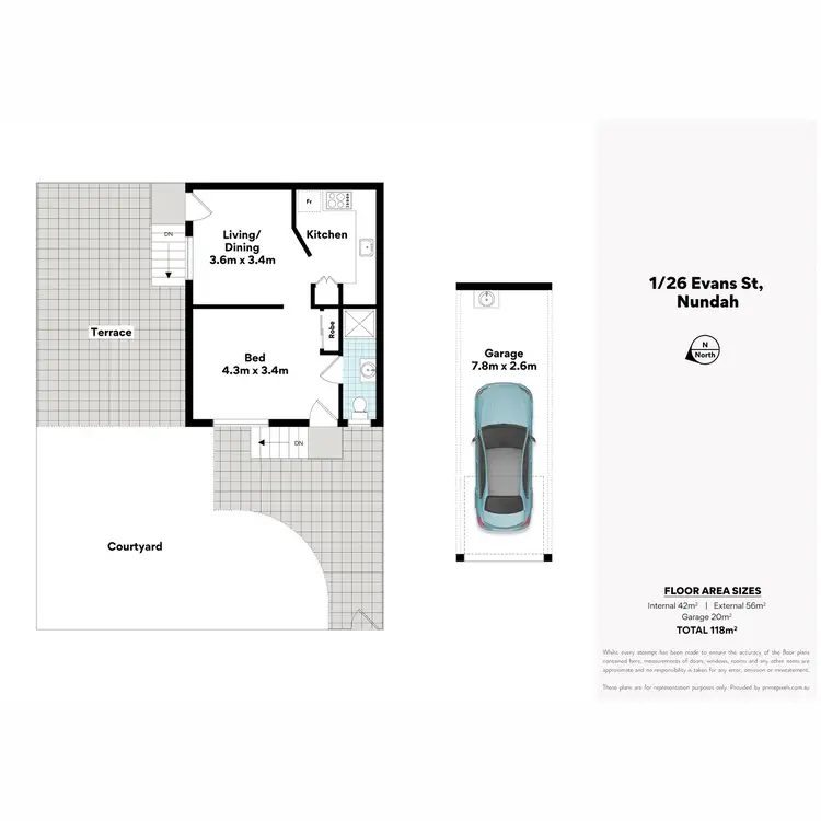 Floorplan of Homely apartment listing, 1/26 Evans Street, Nundah QLD 4012