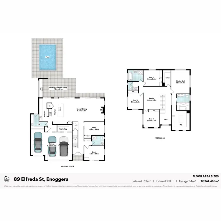 Floorplan of Homely house listing, 89 Elfreda Street, Enoggera QLD 4051