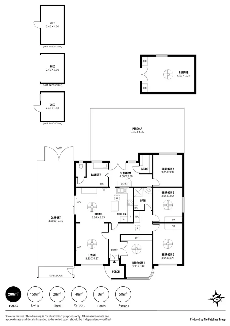 Floorplan of Homely house listing, 54 Whimpress Avenue, Findon SA 5023