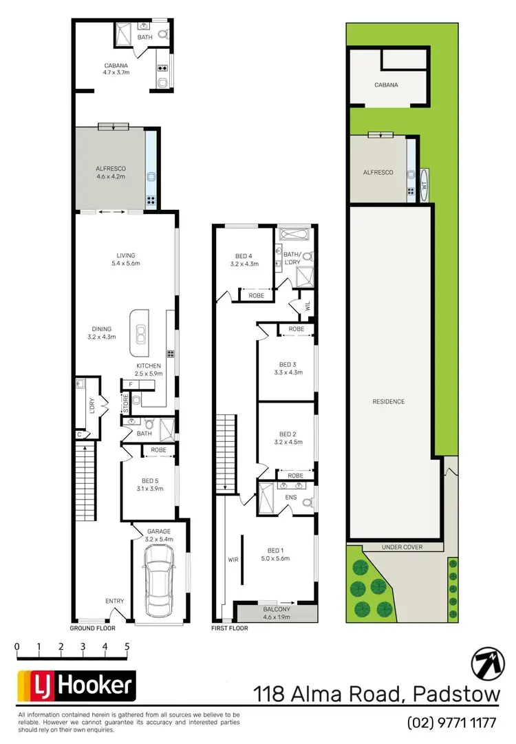 Floorplan of Homely semi-detached listing, 118 Alma Road, Padstow NSW 2211