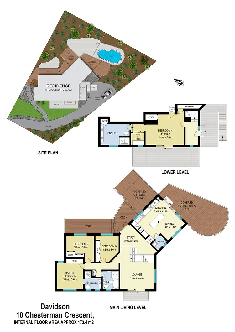 Floorplan of Homely house listing, 10 Chesterman Crescent, Davidson NSW 2085