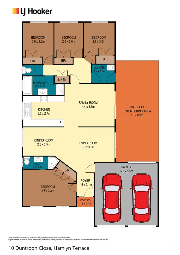 Floorplan of Homely house listing, 10 Duntroon Close, Hamlyn Terrace NSW 2259