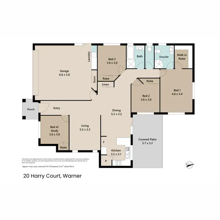 Floorplan of Homely house listing, 20 Harry Court, Warner QLD 4500