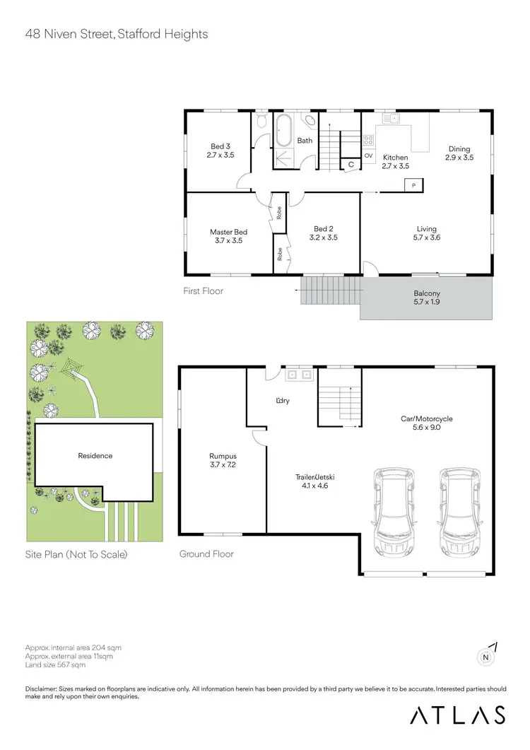 Floorplan of Homely house listing, 48 Niven Street, Stafford Heights QLD 4053