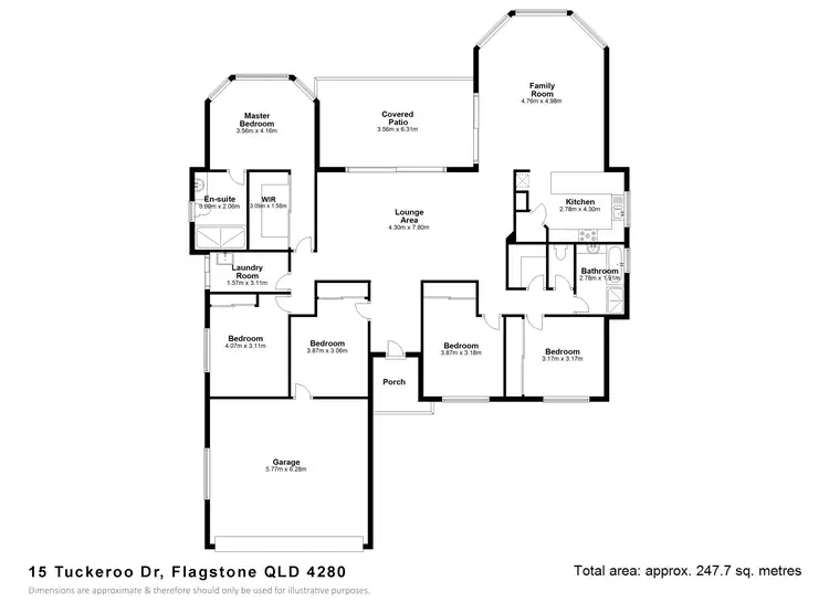 Floorplan of Homely house listing, 15-19 Tuckeroo Drive, Flagstone QLD 4280