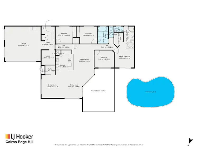 Floorplan of Homely house listing, 42 Red Ochre Close, Redlynch QLD 4870