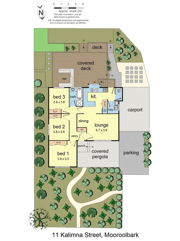Floorplan of Homely house listing, 11 Kalimna Street, Mooroolbark VIC 3138