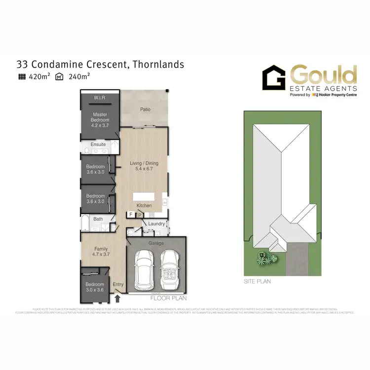 Floorplan of Homely house listing, 33 Condamine Crescent, Thornlands QLD 4164