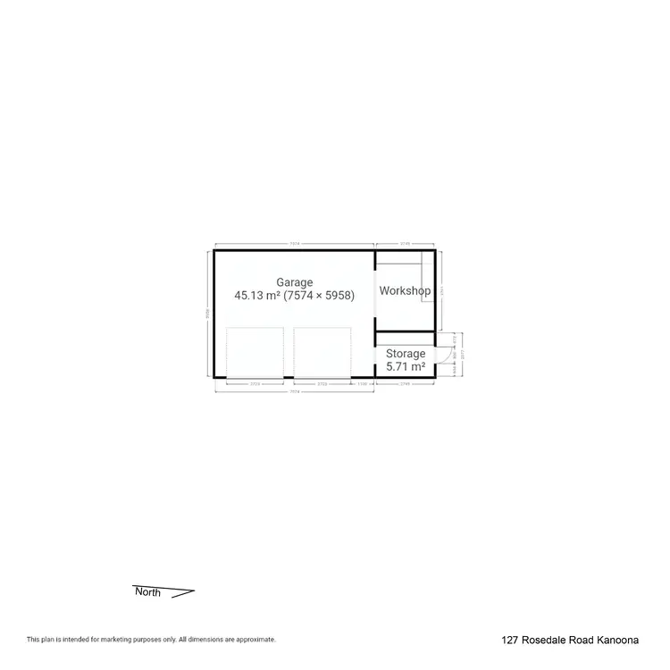 Floorplan of Homely rural property listing, 127 Rosedale Lane, Bega NSW 2550
