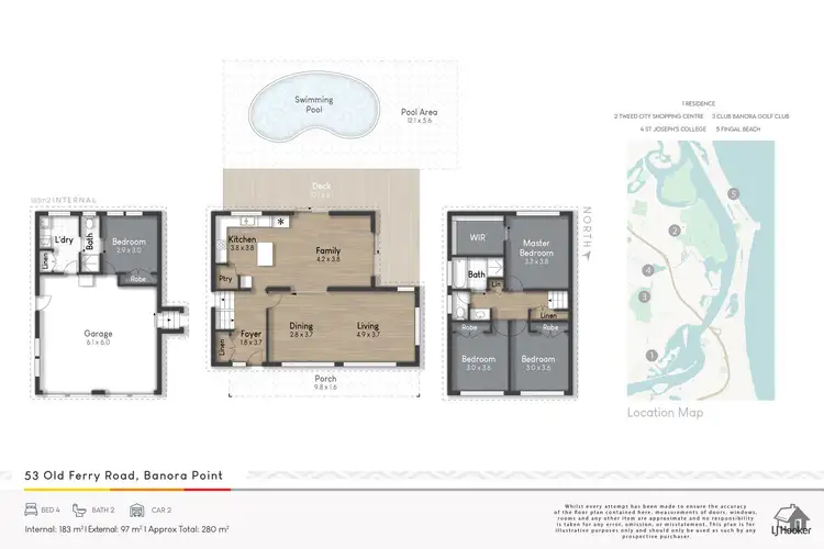 Floorplan of Homely house listing, 53 Old Ferry Road, Banora Point NSW 2486