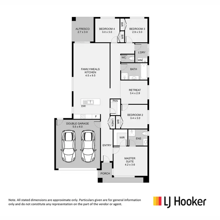 Floorplan of Homely house listing, 21 Hutchence Drive, Point Cook VIC 3030