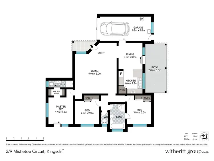 Floorplan of Homely semi-detached listing, 2/9 Mistletoe Circuit, Kingscliff NSW 2487