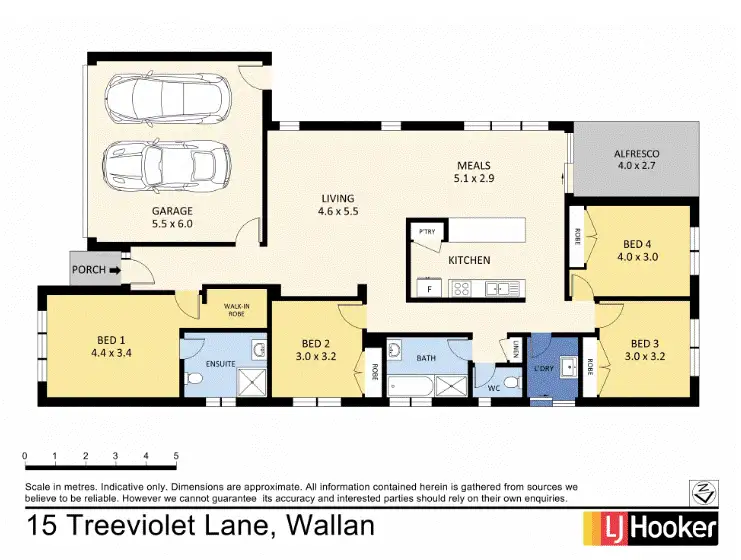Floorplan of Homely house listing, 15 Treeviolet Lane, Wallan VIC 3756