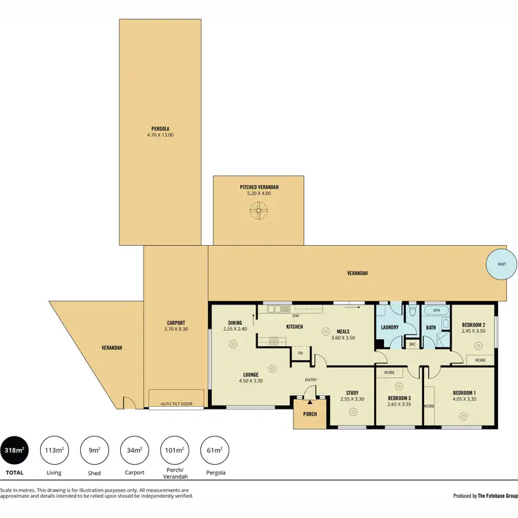Floorplan of Homely house listing, 3 Kings Court, Ingle Farm SA 5098