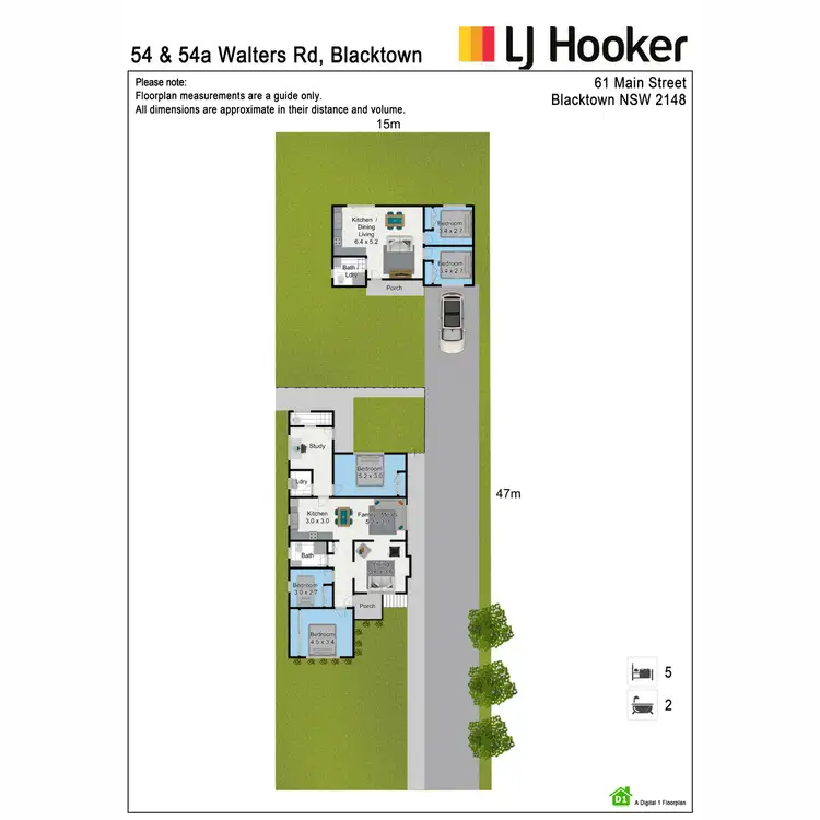 Floorplan of Homely house listing, 54 & 54a Walters Road, Blacktown NSW 2148