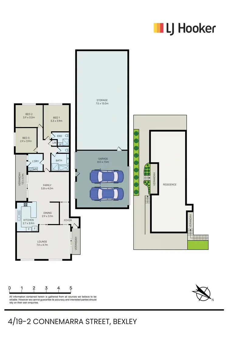 Floorplan of Homely townhouse listing, 4/19-21 Connemarra Street, Bexley NSW 2207