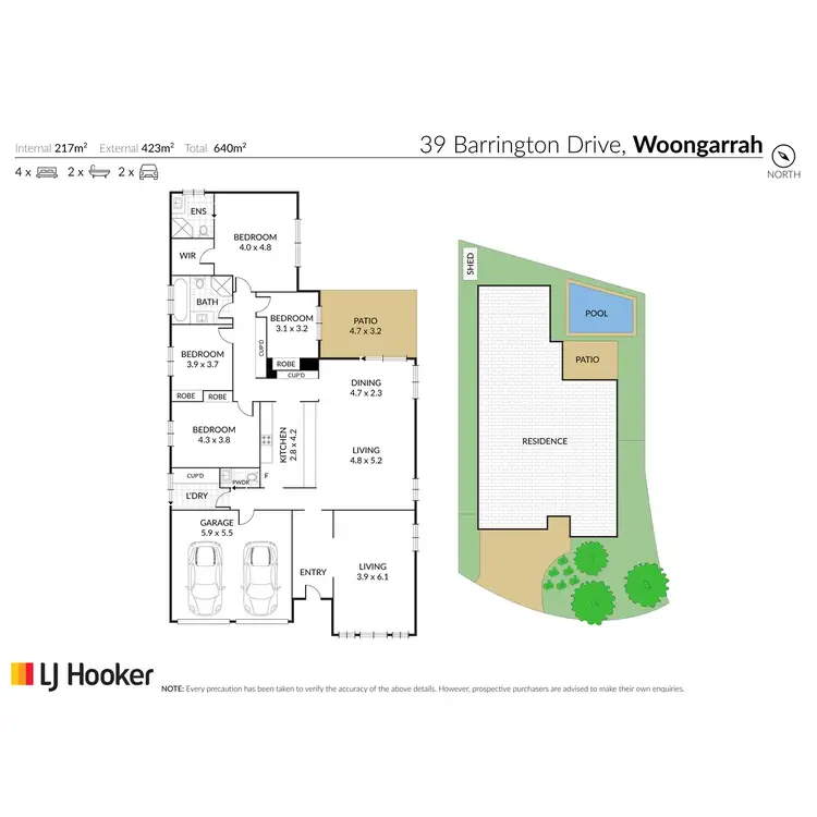 Floorplan of Homely house listing, 39 Barrington Drive, Woongarrah NSW 2259