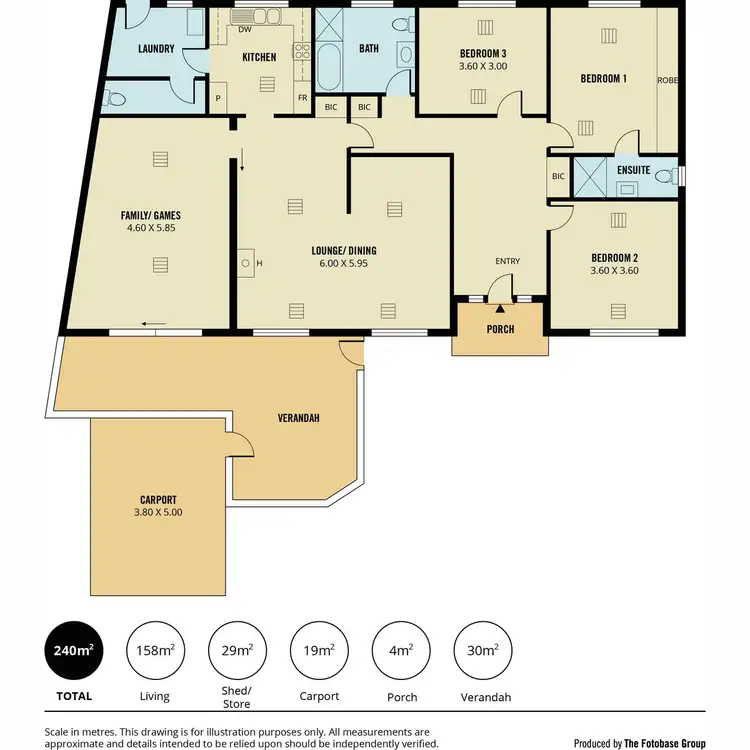 Floorplan of Homely house listing, 12 Loretta Street, Redwood Park SA 5097