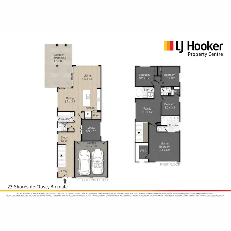 Floorplan of Homely house listing, 23 Shoreside Close, Birkdale QLD 4159