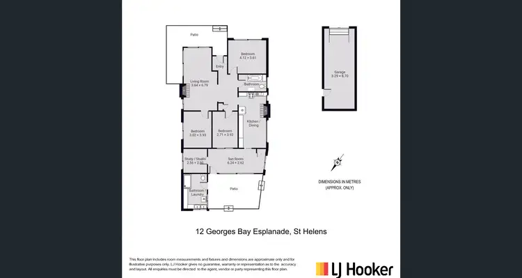 Floorplan of Homely house listing, 12 Georges Bay Esplanade, St Helens TAS 7216