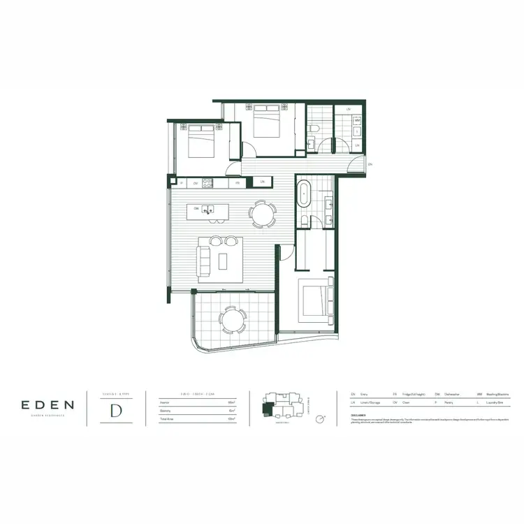 Floorplan of Homely apartment listing, 20/D Bauer Street, Southport QLD 4215