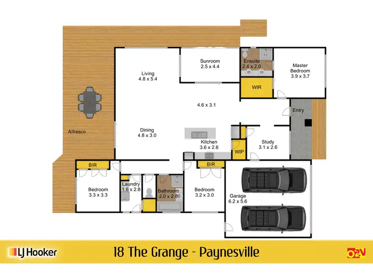 Floorplan of Homely house listing, 18 The Grange, Paynesville VIC 3880