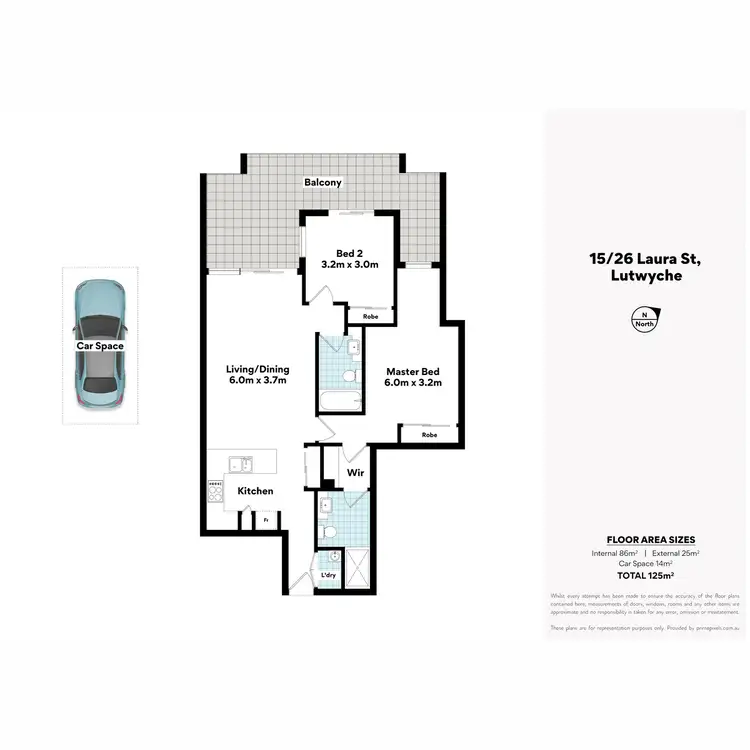 Floorplan of Homely apartment listing, 15/26 Laura Street, Lutwyche QLD 4030