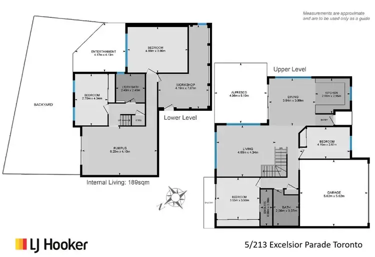 Floorplan of Homely townhouse listing, 5/213 Excelsior Parade, Toronto NSW 2283