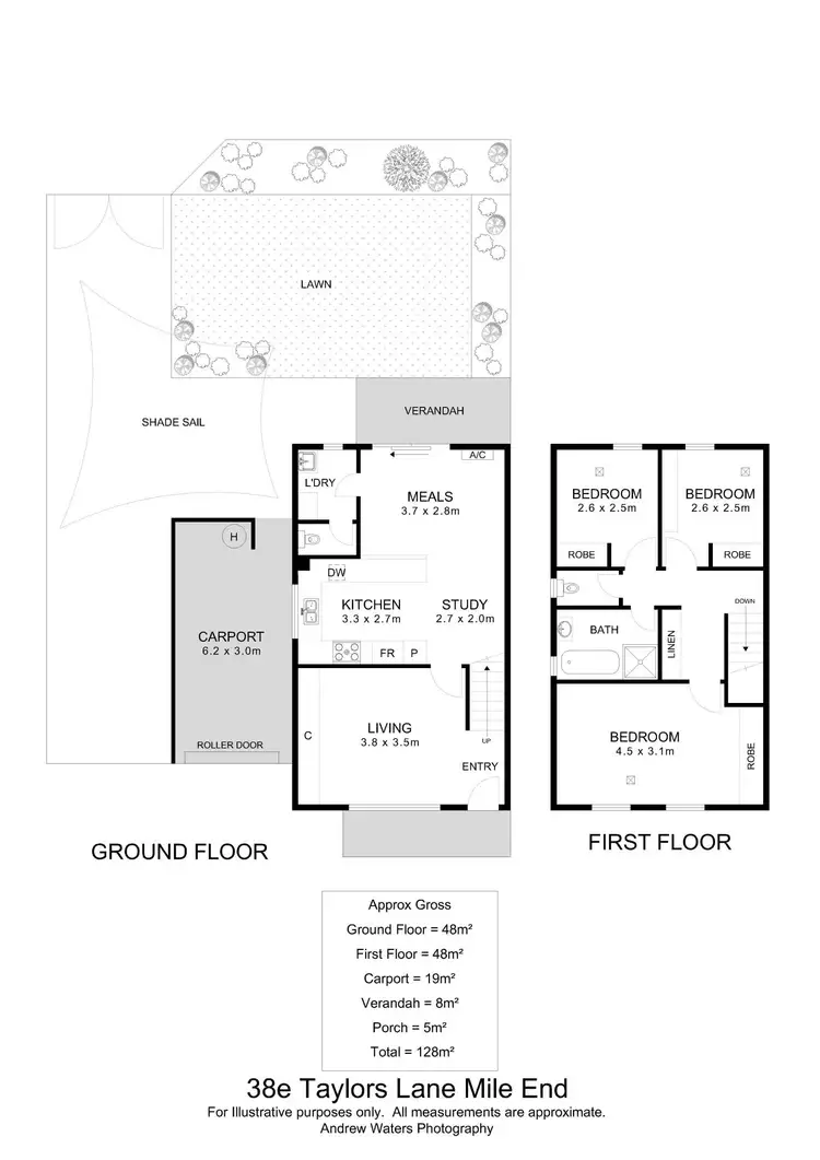 Floorplan of Homely townhouse listing, 38E Taylors Lane, Mile End SA 5031