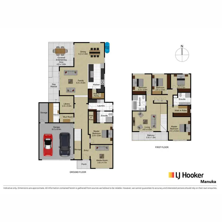 Floorplan of Homely house listing, 5 Dot Butler Street, Wright ACT 2611