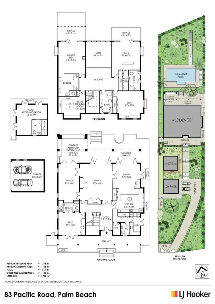 Floorplan of Homely house listing, 83 Pacific Road, Palm Beach NSW 2108