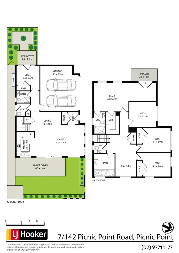Floorplan of Homely townhouse listing, 7/142-144 Picnic Point Road, Picnic Point NSW 2213