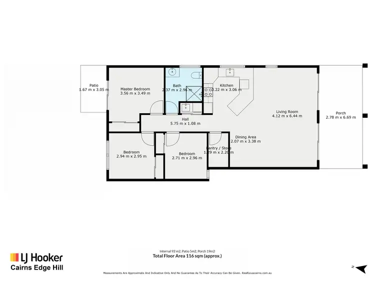 Floorplan of Homely house listing, 18 Spinos Street, Redlynch QLD 4870