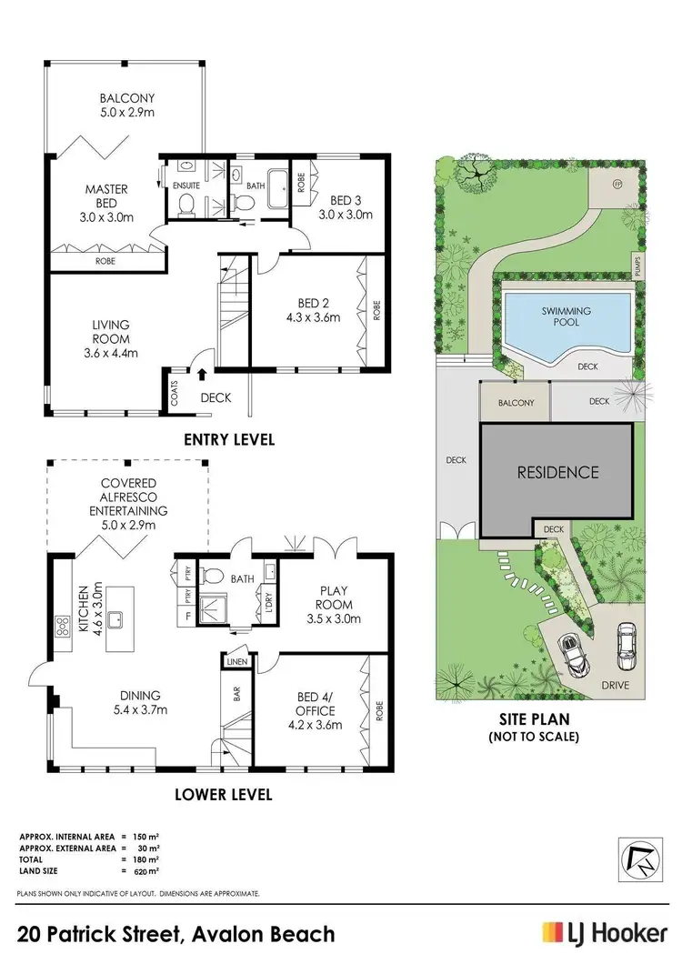 Floorplan of Homely house listing, 20 Patrick Street, Avalon Beach NSW 2107