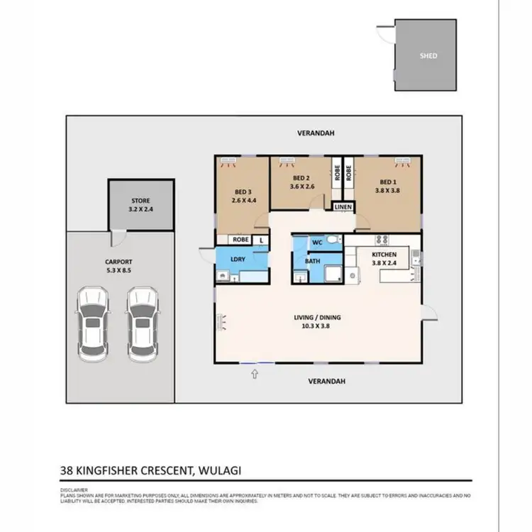 Floorplan of Homely house listing, 38 Kingfisher Crescent, Wulagi NT 812